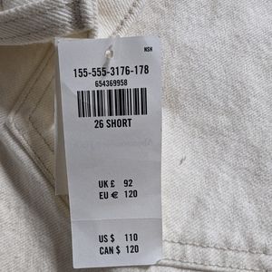 Abercrombie and Fitch white jeans